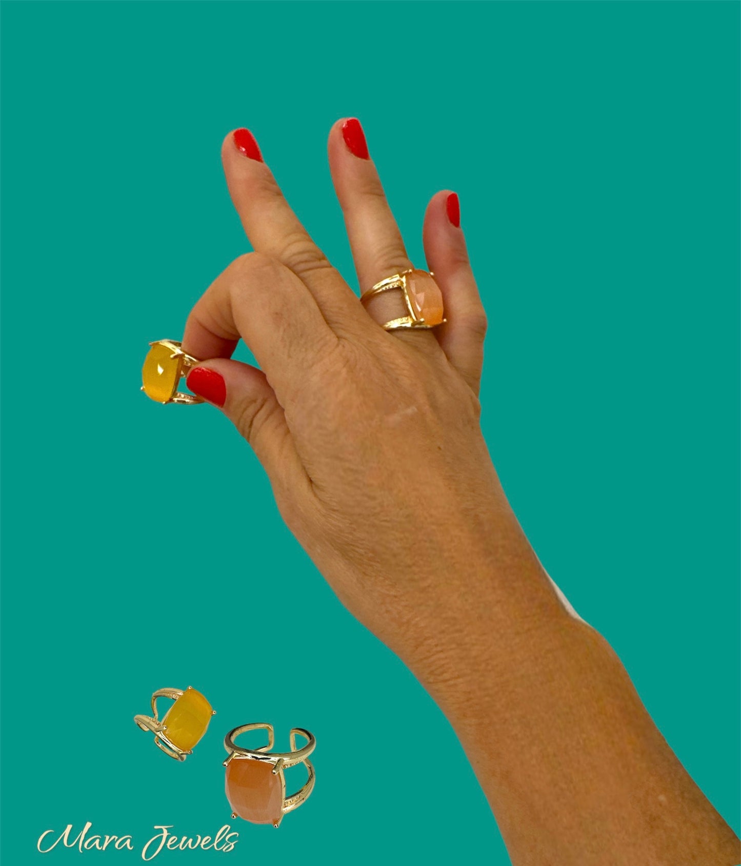 ANELLO DI BRONZO CON
OCCHIO DI GATTO GIALLO